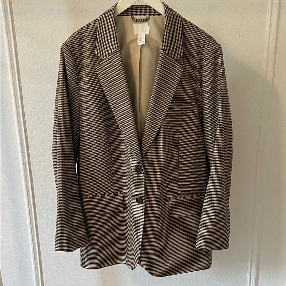 H&M Houndstooth Blazer
